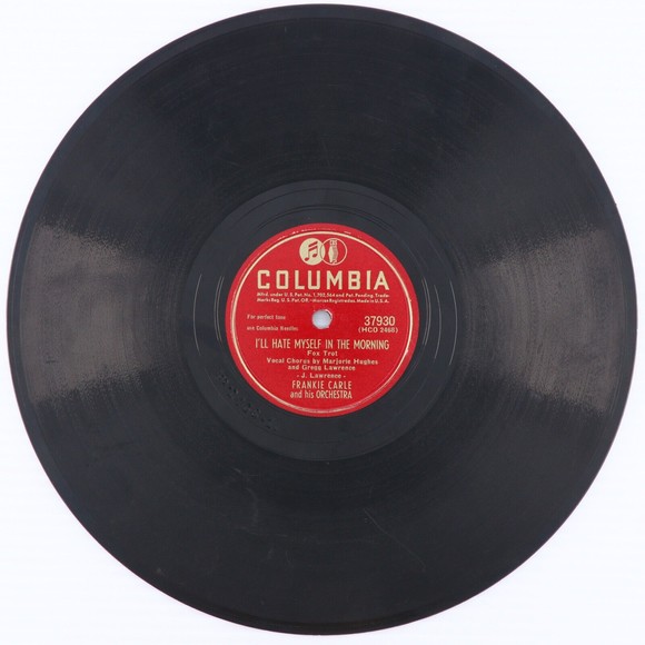 Frankie Carle  I'll Hate Myself In The Morning/Peggy O'Neil 78 rpm Record 37930 - Picture 2 of 16